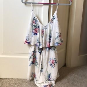 Forever 21 floral romper